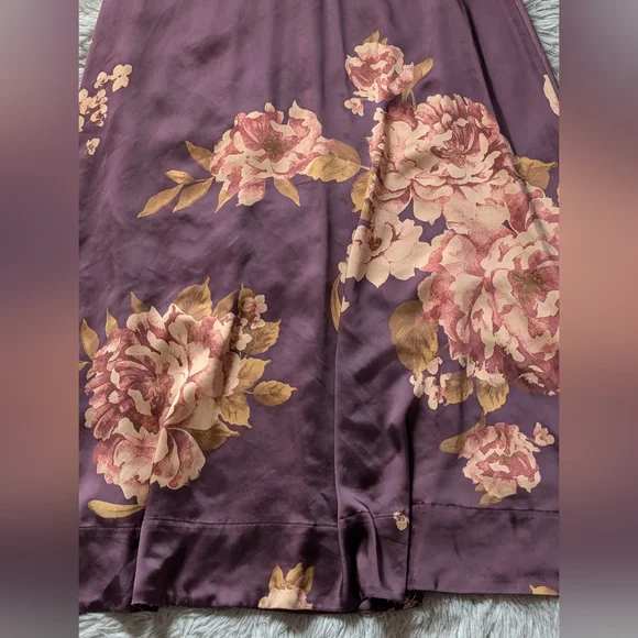 Free People Botanical Maxi Dress in Wine Combo - Picture 14 of 16